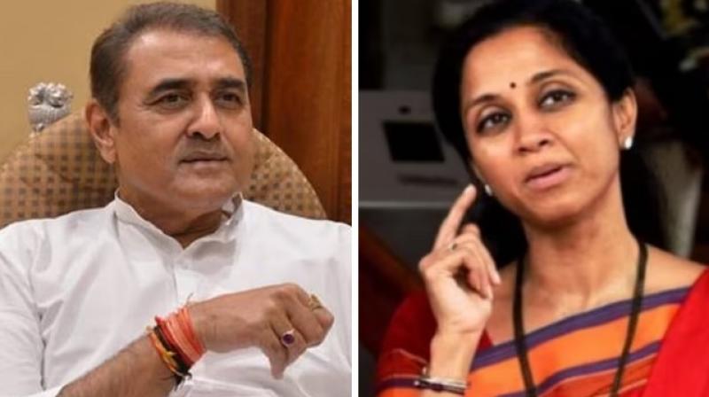Praful Patel and Supriya Sule.