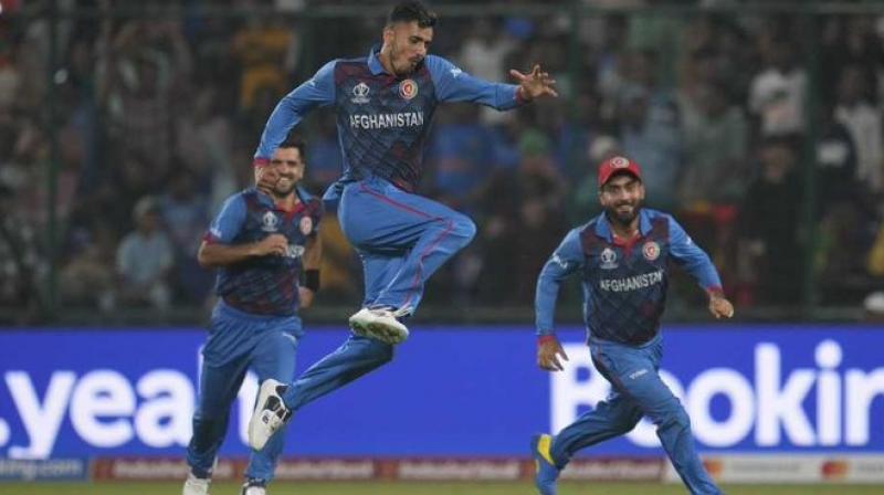Afghan Team Celebrates.