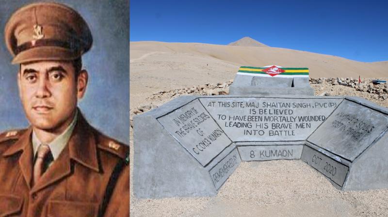 Paramvir Chakra winner Shaitan Singh memorial