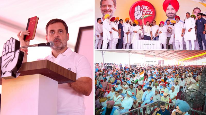 Rahul Gandhi in Ludhiana.