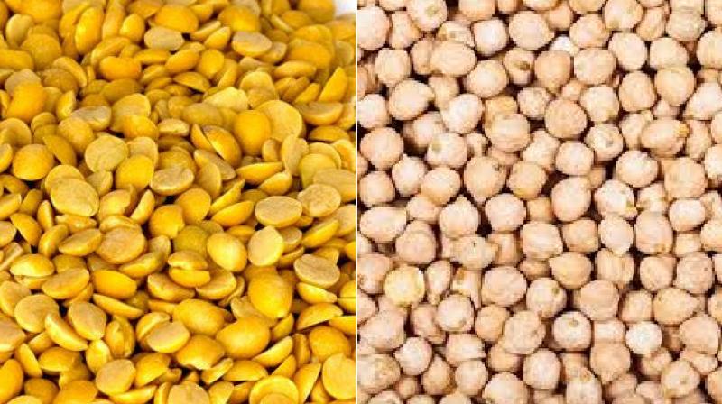 Tur dal and Kabuli Chana