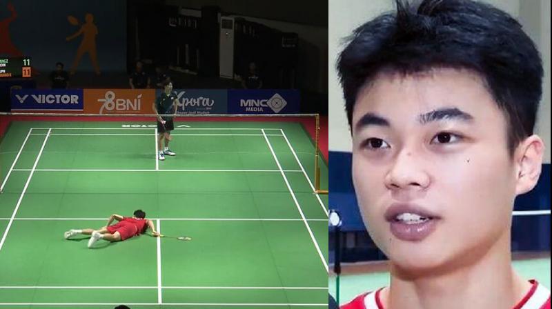 The sudden death of a young Chinese badminton player Zhang Zhijie during a match