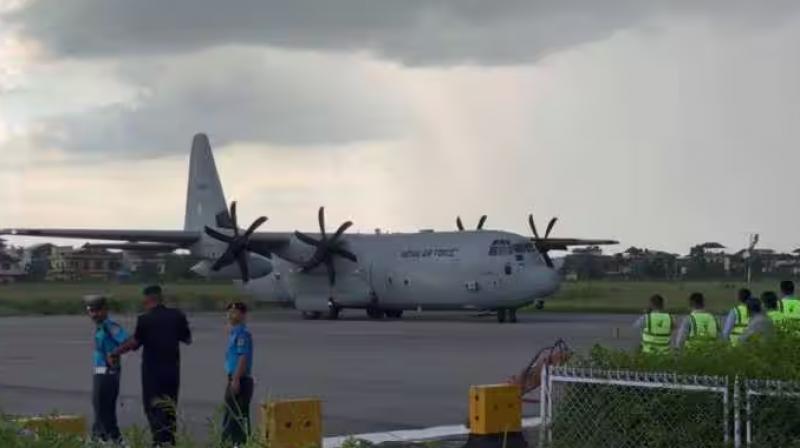 An Indian Air Force plane arrived in Maharashtra carrying the bodies of 25 Indians killed in a road accident in Nepal