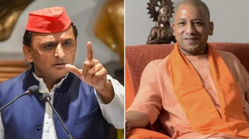 Akhilesh Yadav and Yogi Adityanath