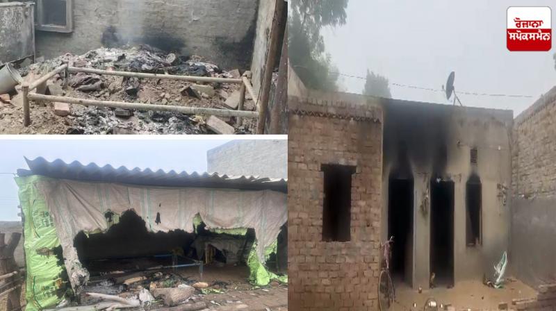 Five accused who set fire to eight houses in Bathinda arrested Latest News in Punjabi 