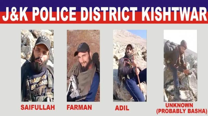 Police released the pictures of 4 terrorists