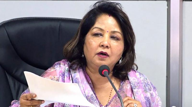 ਨੇਪਾਲ ਦੀ ਵਿਦੇਸ਼ ਮੰਤਰੀ ਅਰਜੂ ਰਾਣਾ ਦੇਊਬਾ 