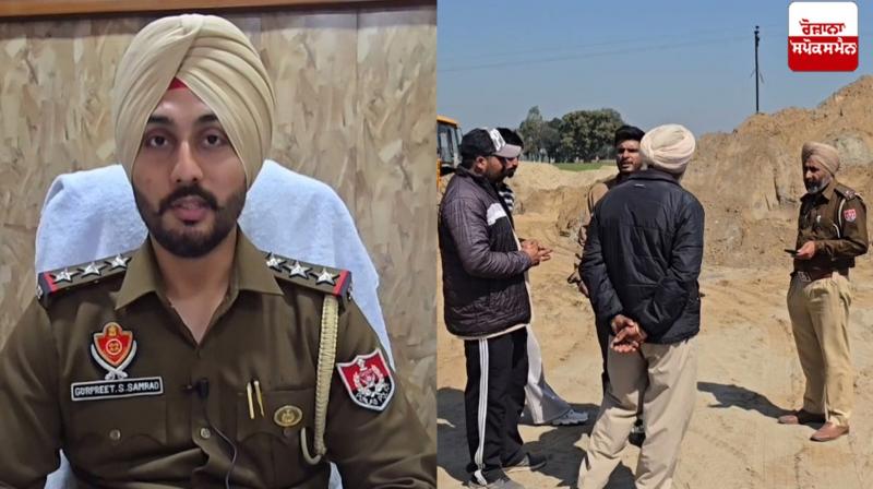 Mining department conducts major operation in Nabha, deposits large amount of soil and sand News in Punjabi 