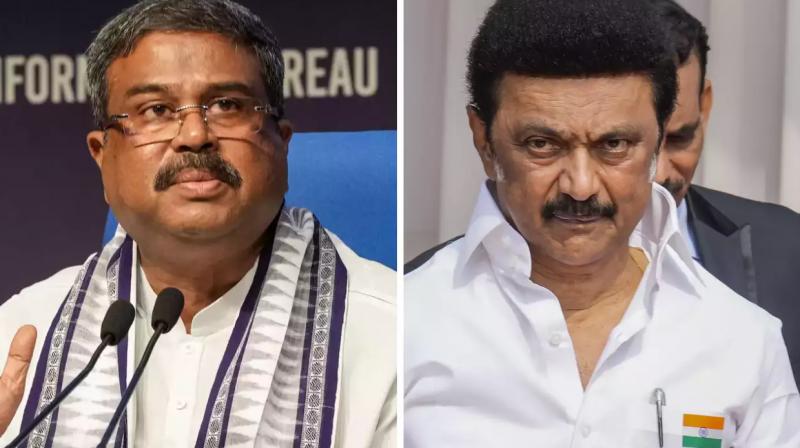 ਧਰਮਿੰਦਰ ਪ੍ਰਧਾਨ ਅਤੇ ਐਮ.ਕੇ. ਸਟਾਲਿਨ