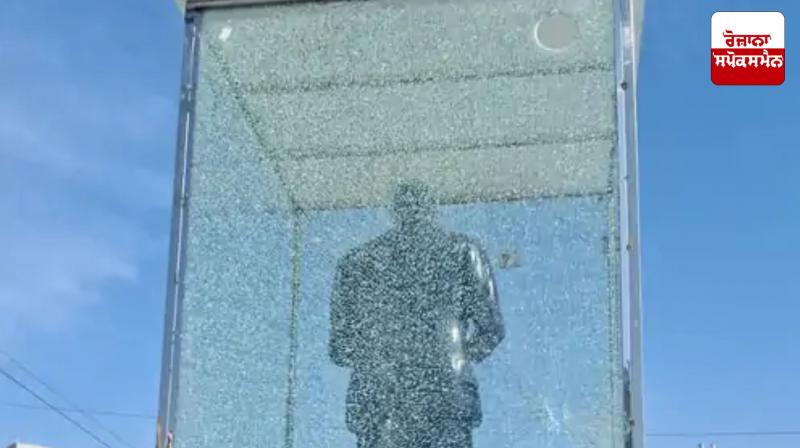 Stone attack on Babasaheb Ambedkar's statue in Jagraon Latest News in Punjabi 