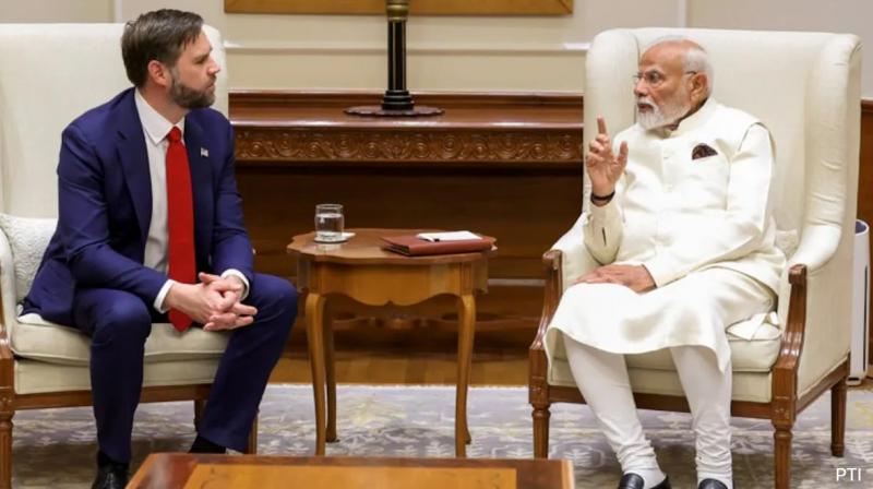 PM ਮੋਦੀ ਨੇ ਅਮਰੀਕੀ VC ਵੈਨਸ ਨਾਲ ਕੀਤੀ ਗੱਲਬਾਤ