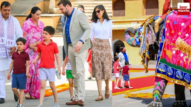 US Vice President Vance visits Amer Fort with Family images