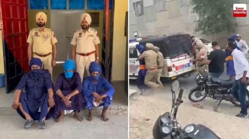 Nihang Singhs riot in Moga, extortion was being done with pistols Latest News in Punjabi 