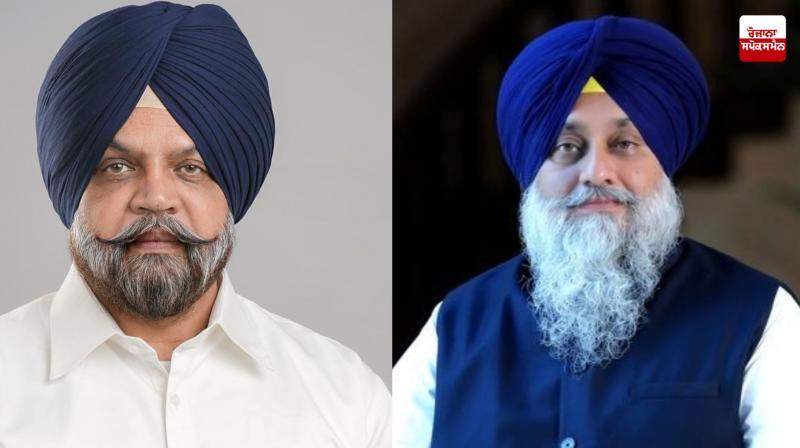 Manpreet Singh Ayali & Sukhbir Singh Badal.