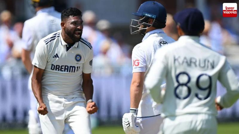 Mohammed Siraj was Warned and Fined after Dismissing Duckett Latest News in Punjabi