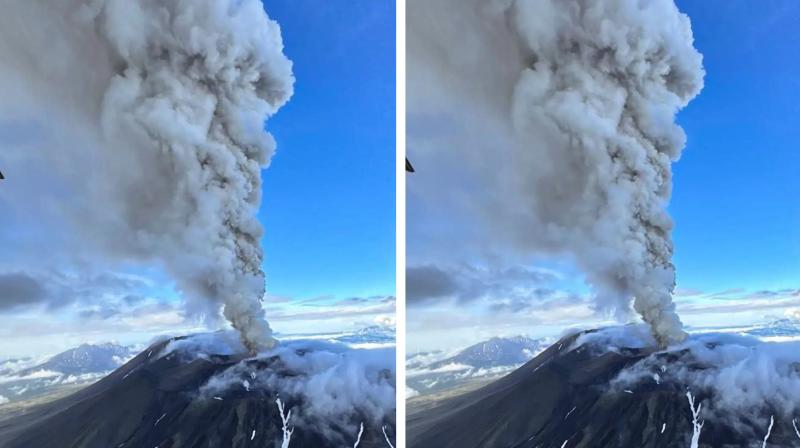 A volcano that had been dormant for centuries erupted in the Russian Far East.