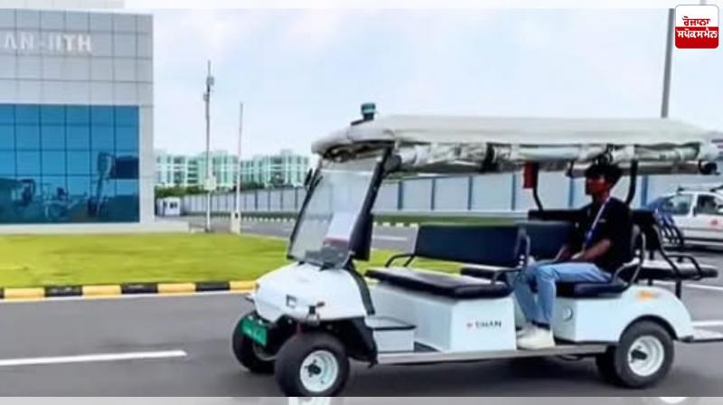 Tesla Rival! IIT Hyderabad's Electric AI Bus becomes 'Ride of the Future' in India Latest News in Punjabi