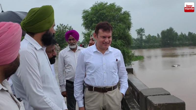 Water Level in Ghaggar Rises, Reaches Near Danger Mark Latest News in Punjabi 