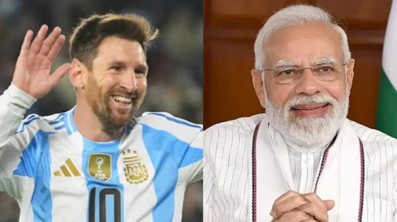Legendary football player Messi sends his signed jersey to PM Modi