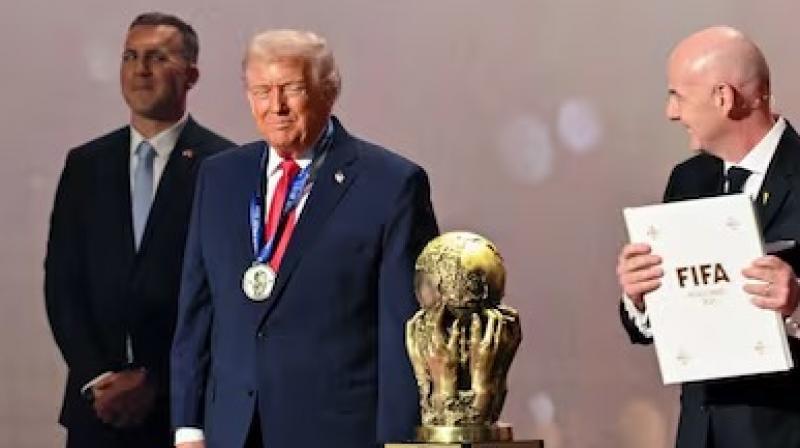 FIFA awards peace prize to President Donald Trump