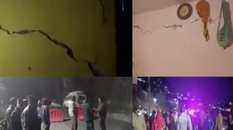 ਭੱਟਾਕੁਫਰ ਅਤੇ ਚੌਲੰਤੀ ਵਿਚਕਾਰ ਸੜਕ ਨੂੰ ਚਾਰ ਮਾਰਗੀ ਬਣਾਉਣ ਲਈ ਸੁਰੰਗ ਬਣਾਉਣ ਚੱਟਾਨਾਂ 'ਚ ਕੀਤੇ ਧਮਾਕੇ ਕਾਰਨ ਉਨ੍ਹਾਂ ਦੀਆਂ ਇਮਾਰਤਾਂ ਵਿਚ ਤਰੇੜਾਂ ਪੈ ਗਈਆਂ