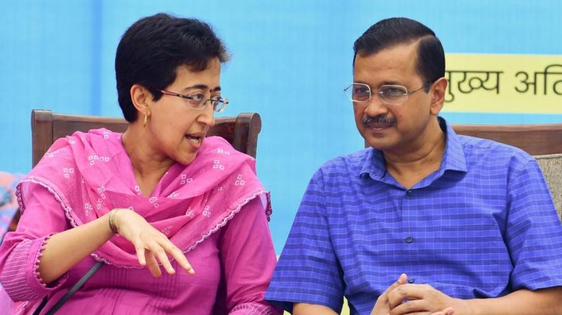 atishi marlena , Arvind Kejriwal 
