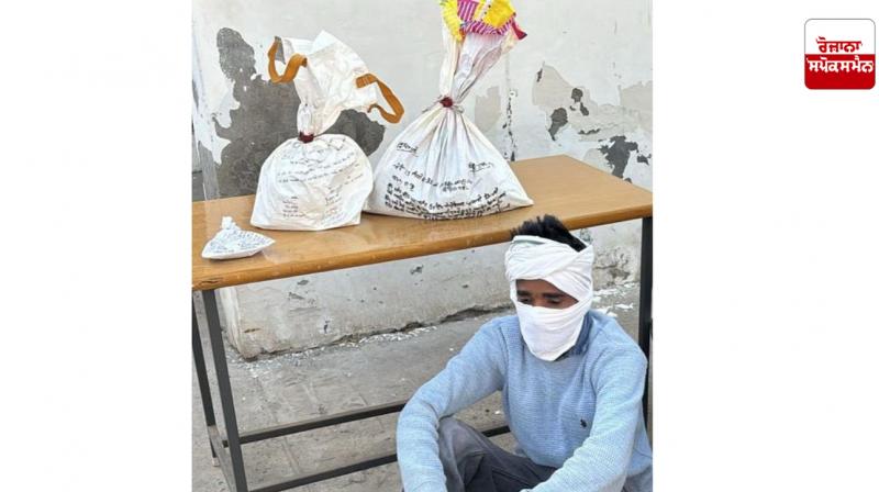 ਪੁਲਿਸ ਵਲੋਂ ਕਾਬੂ ਕੀਤਾ ਆਰੋਪੀ 