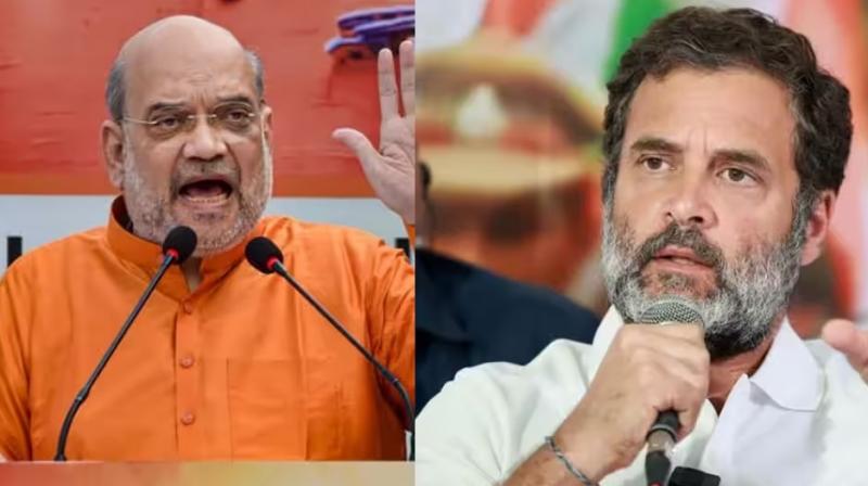 Amit Shah, Rahul Gandhi 