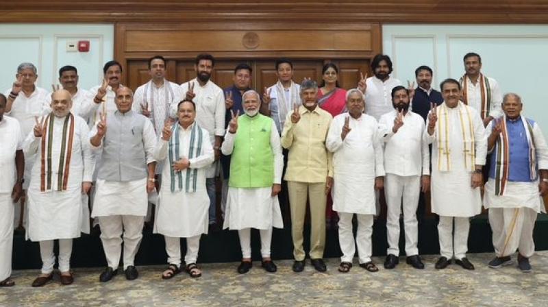 Narendra Modi elected NDA leader