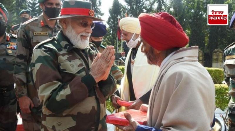 PM Narendra Modi expresses grief over the demise of Baldev Singh, who participated in the Indo-Pakistan war