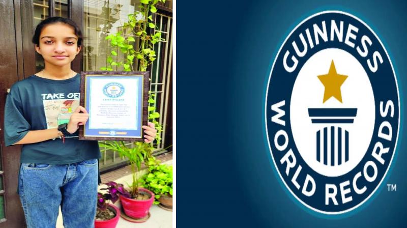 Radhika Sharma of Bathinda created a Guinness World Record