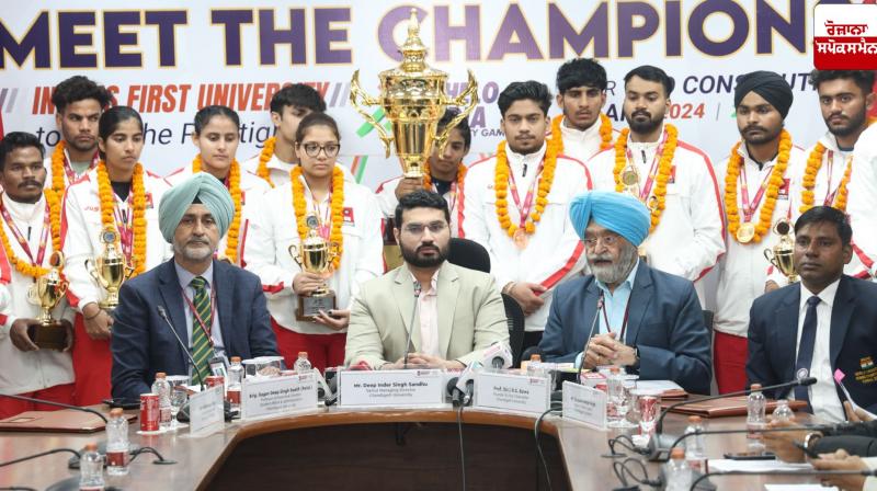 Chandigarh University creates history by becoming the first university in India to win the Khelo India University Games