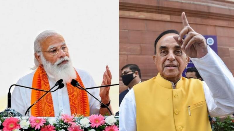 Subramanian Swamy and PM Modi