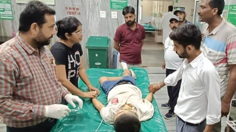  A school van overturned in Abohar, a child died, a referee, 2 minors injured