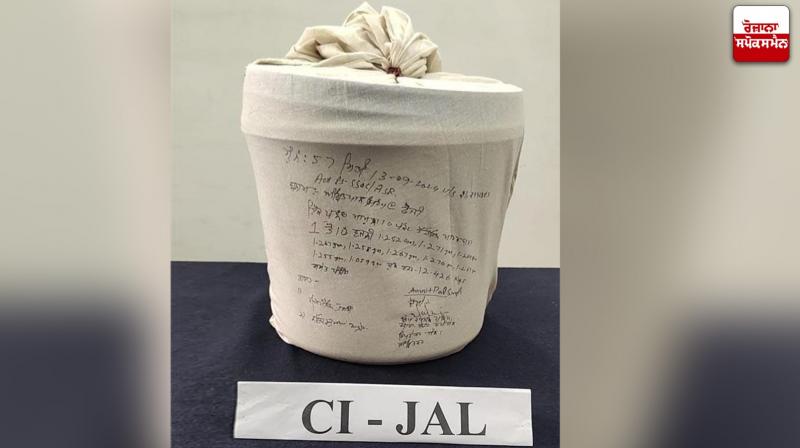 ਪੁਲਿਸ ਵਲੋਂ ਜ਼ਬਤ ਕੀਤੀ ਹੈਰੋਇਨ 