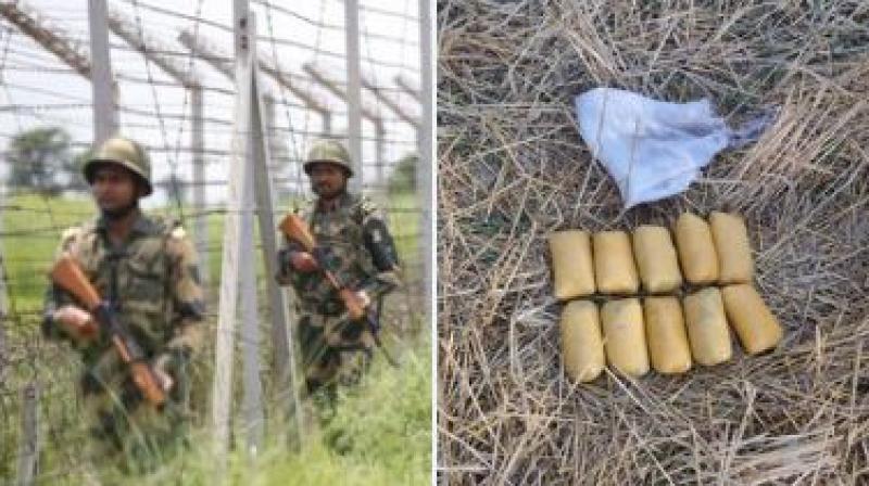 BSF seize 10 packets of contraband
