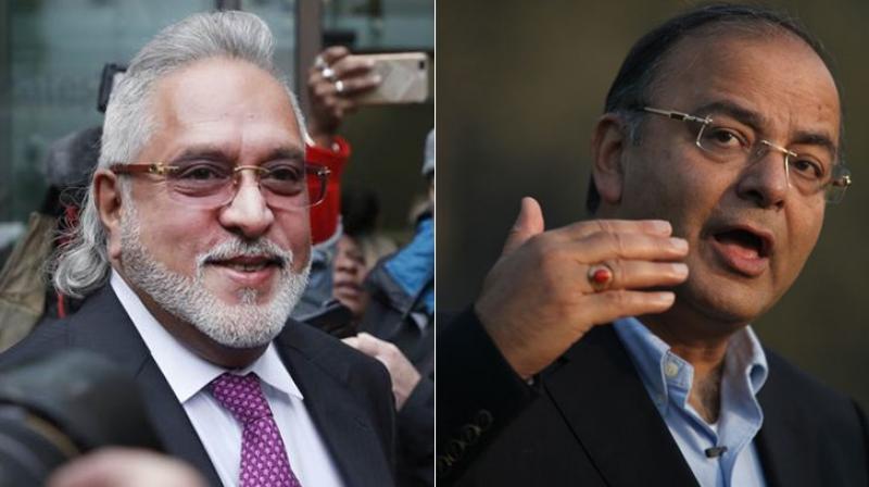 Arun Jaitley and Vijay Mallya 