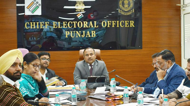 Chief Electoral Officer Sibin C holds high-level meeting