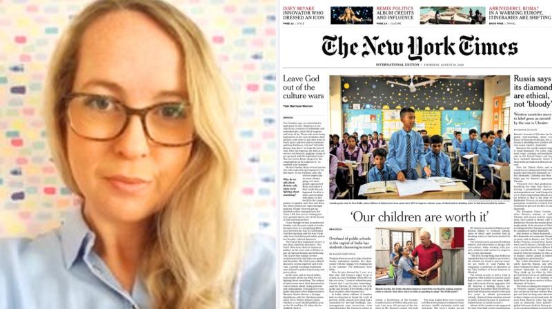 Story on Delhi education system based on impartial, on-the-ground reporting: New York Times