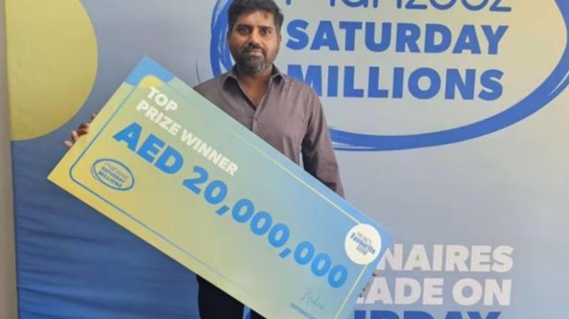 Indian won lottery in Dubai