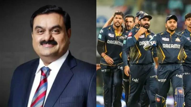 Gautam Adani and Gujarat Titans Team 