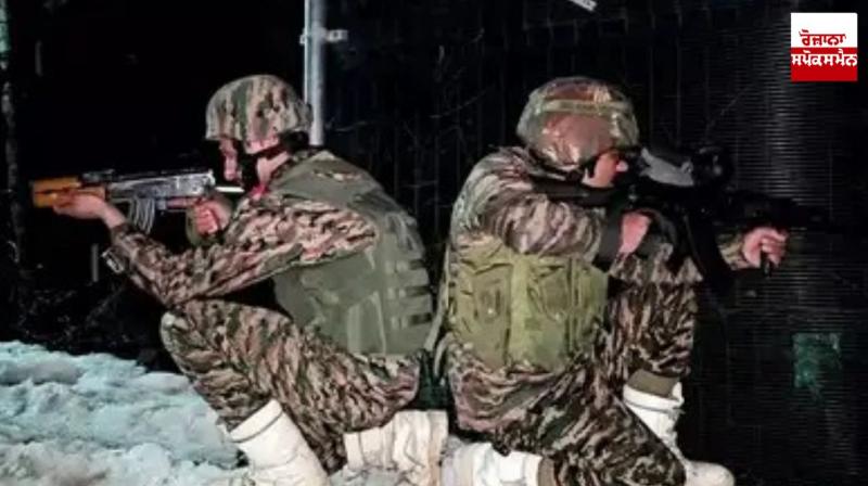 Pakistani troops opened fire near LOC in Jammu and Kashmir