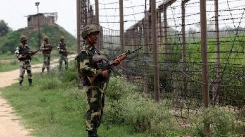 Pakistan Firing Chakri Post BSF Gurdaspur