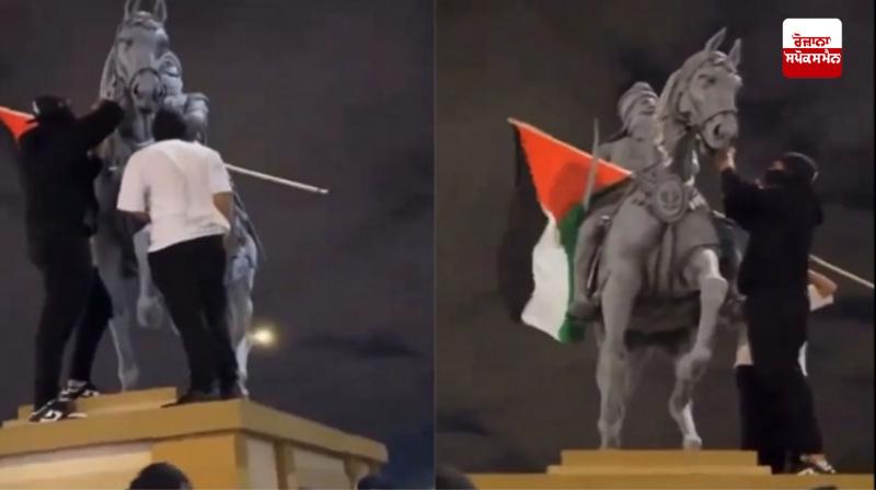 ਫਲਸਤੀਨ ਸਮਰਥਕਾਂ ਨੇ ਕੈਨੇਡਾ ਦੇ ਬਰੈਂਪਟਨ ਵਿੱਚ ਮਹਾਰਾਜਾ ਰਣਜੀਤ ਸਿੰਘ ਦੇ ਬੁੱਤ ਦੀ ਬੇਅਦਬੀ ਕੀਤੀ