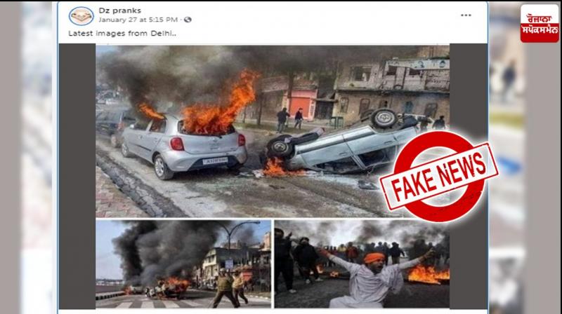 Viral images have nothing to do with Delhi violence