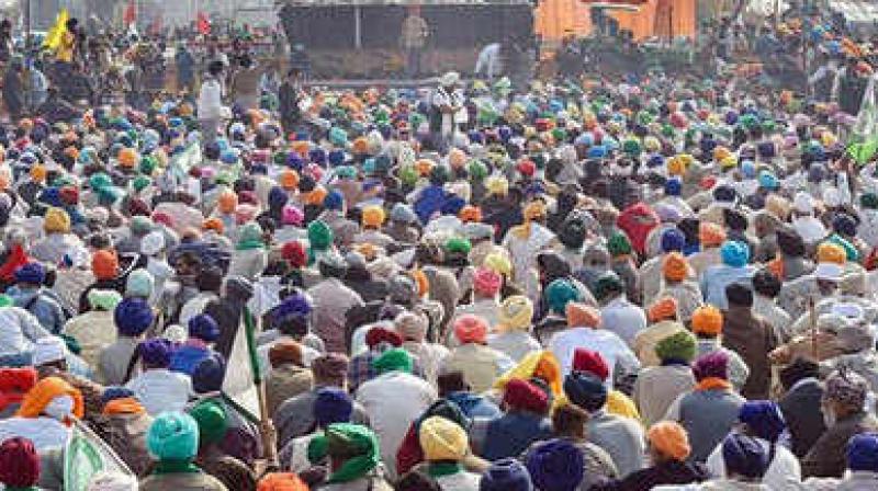 Farmers protest 