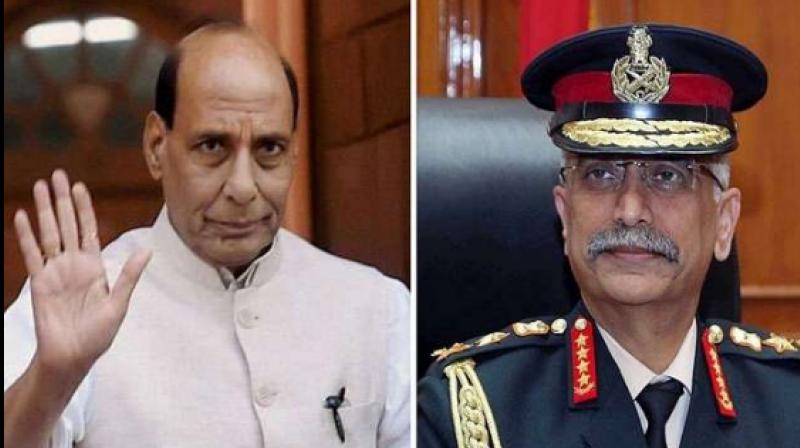 Army Chief General MM Naravane arrives at the Parliament