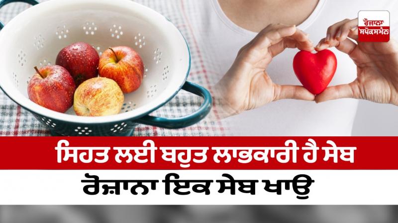 Apple is very beneficial for health, eat an apple daily