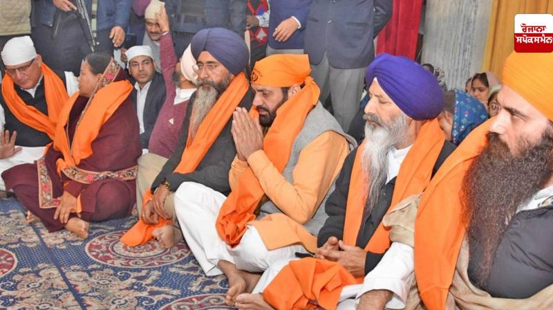 Haryana Chief Minister Saini paid obeisance at Gurdwara Nada Sahib
