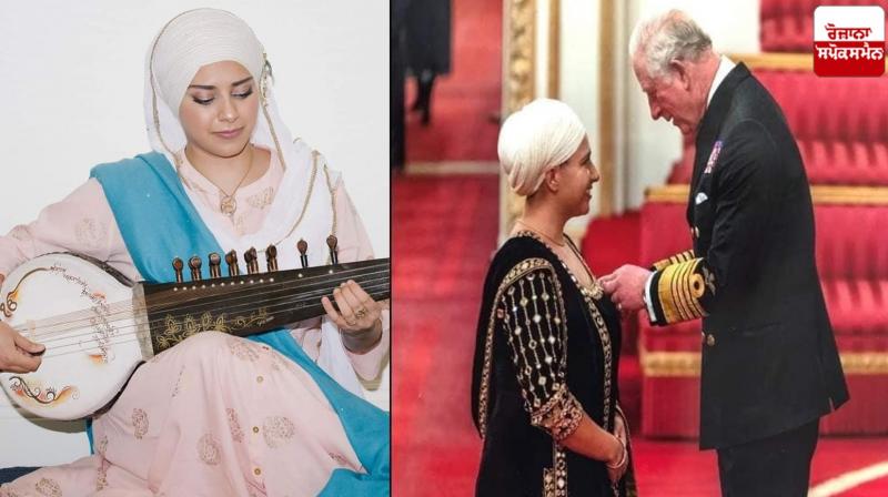World’s First Female Jasvir Kaur Rabab player honoured with MBE by the Queen.   